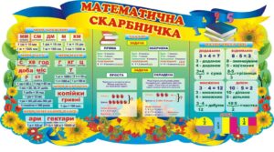 Стенд «Математична скарбничка»