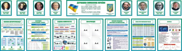 Набір стендів «ІТ-Галерея: Визначні постаті та основи інформатики»