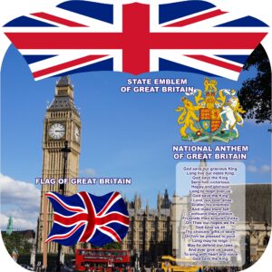 Пластиковий стенд «Symbols of Great Britain»