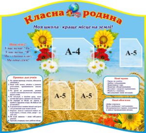 Стенд «Класна родина»