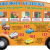 Пластиковий стенд «Пожежна безпека для дітей»