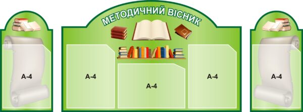 Комплект пластикових стендів для методичного кабінету