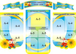 Набір стендів «Наш дім – наша школа»