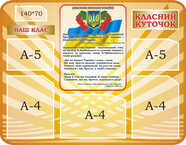 Стенд «Класний куточок»