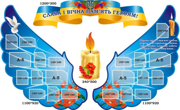 Набір стендів «Слава і вічна пам'ять героям!»