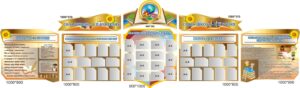 Набір стендів для оформлення шкільного коридору