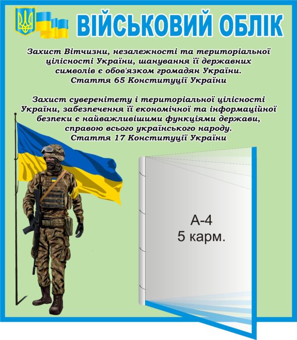 Стенд «Військовий облік»