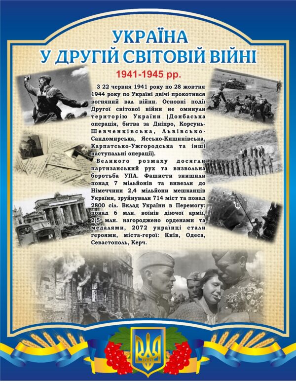 Пластиковий стенд «Інструкція з безпеки під час занять історією»