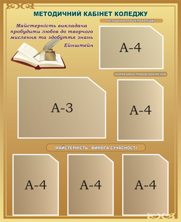 Стенд «Методичний кабінет коледжу»