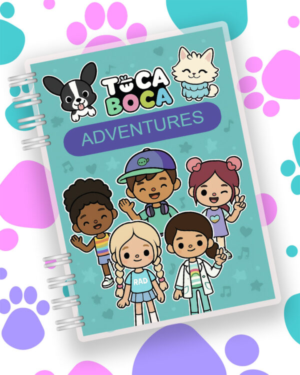 Альбом на липучках Toca Boca «Adventures» (формат A6)