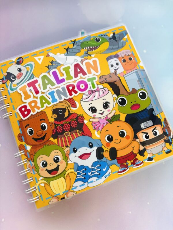 Ігровий альбом на липучках «Italian Brainrot»