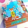 Інтерактивний альбом на липучках «Зоомісто» | 70+ елементів | 5 розворотів | Формат 20×20 см