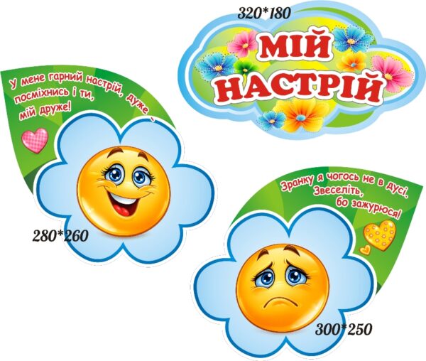 Набір стендів для НУШ «Мій настрій»