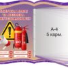 Пластиковий стенд «Охорона праці та безпека життєдіяльності»
