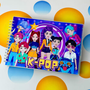 Альбом на липучках «К-ПОП Полювальниці на демонів K-POP Demon Hunters» формату а4