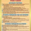 Пластиковий стенд «Загальні правила поведінки учнів у школі»